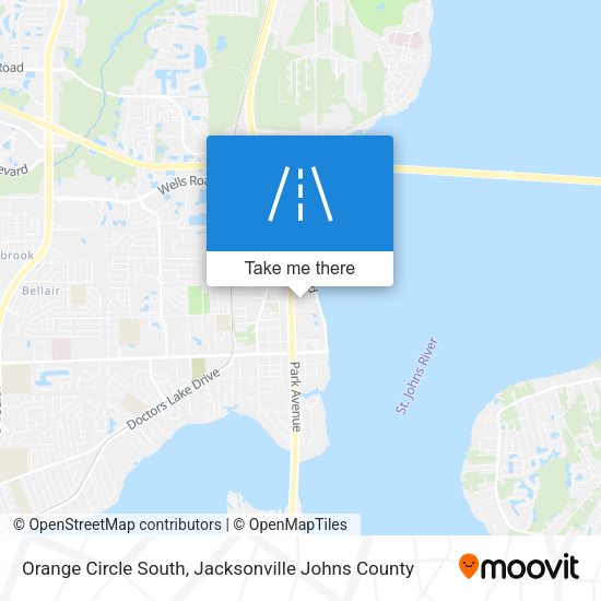 Orange Circle South map