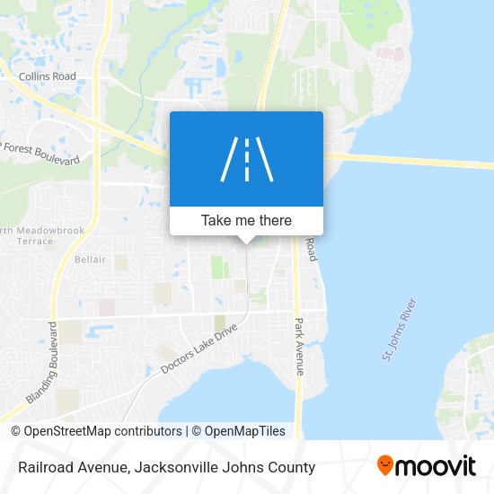 Mapa de Railroad Avenue