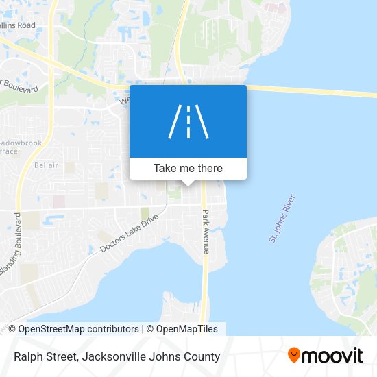 Ralph Street map