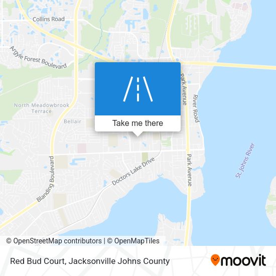 Red Bud Court map