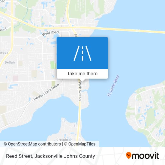 Reed Street map