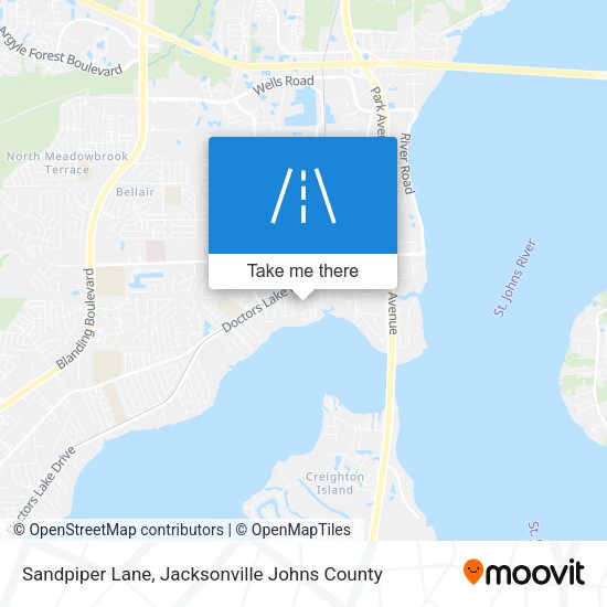 Sandpiper Lane map