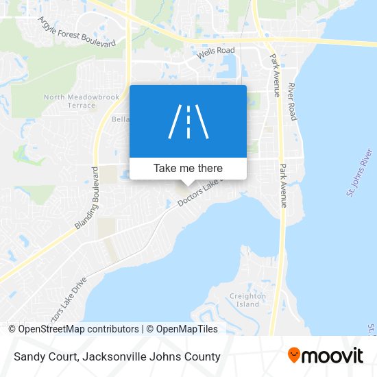 Mapa de Sandy Court