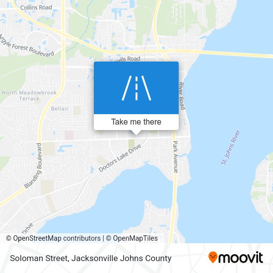 Soloman Street map