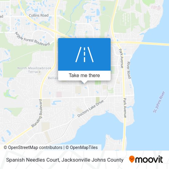 Mapa de Spanish Needles Court