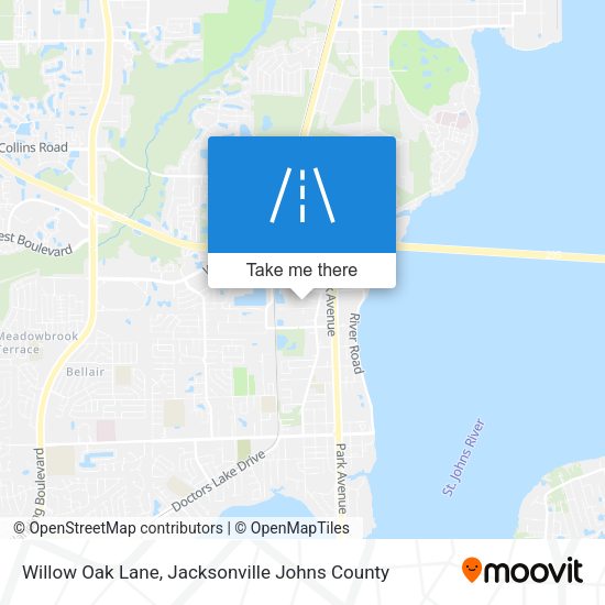 Mapa de Willow Oak Lane