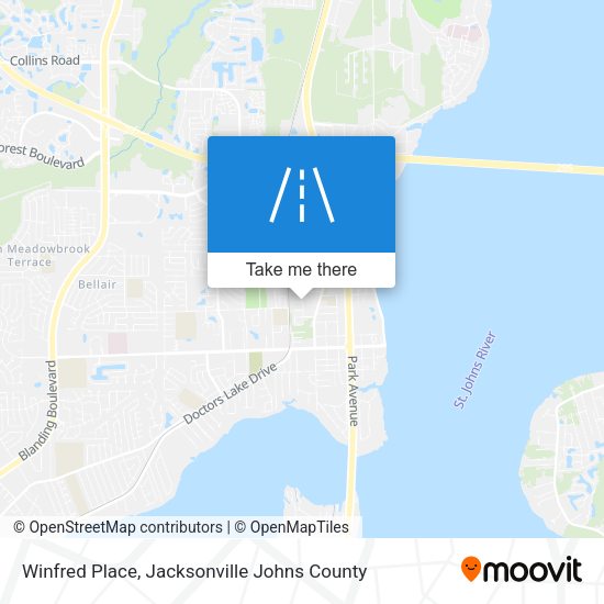 Winfred Place map