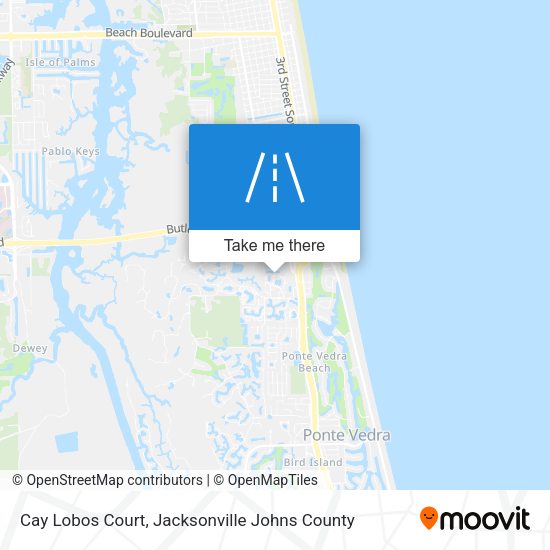 Cay Lobos Court map