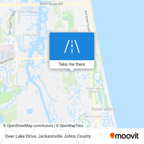 Deer Lake Drive map