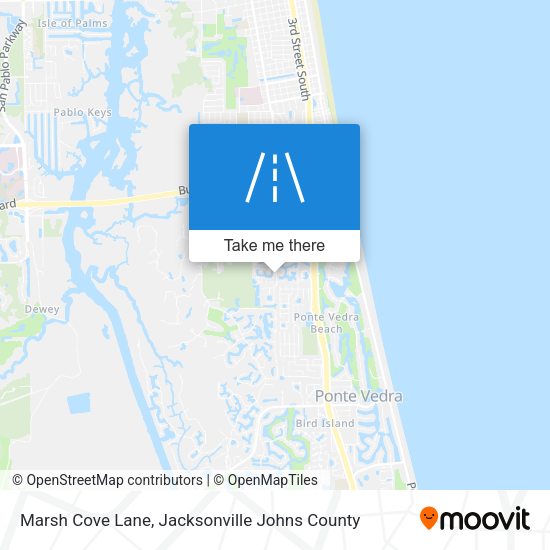 Marsh Cove Lane map