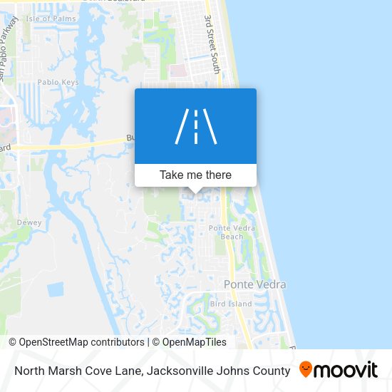 North Marsh Cove Lane map