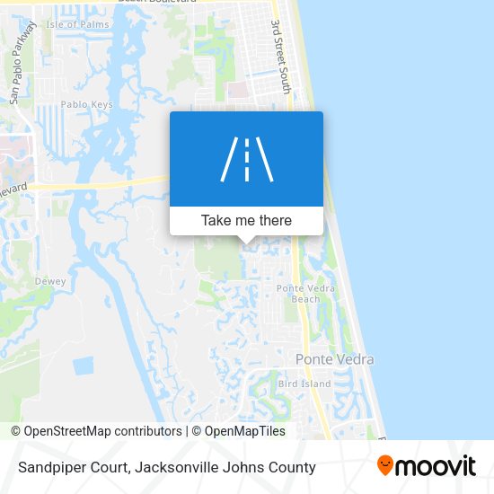 Sandpiper Court map