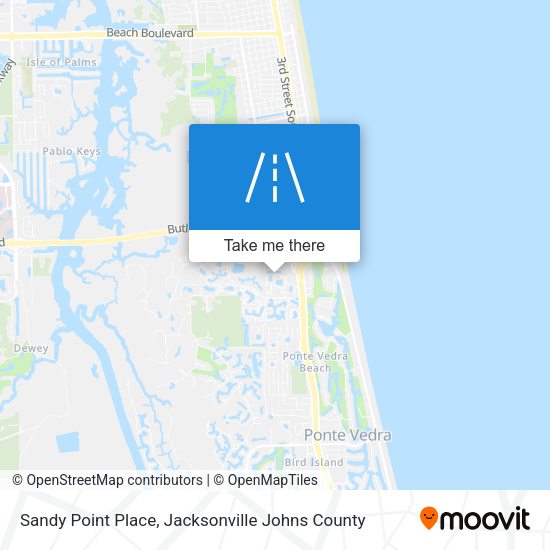 Mapa de Sandy Point Place
