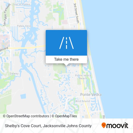 Shelby's Cove Court map
