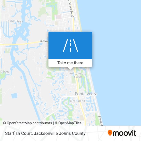 Starfish Court map