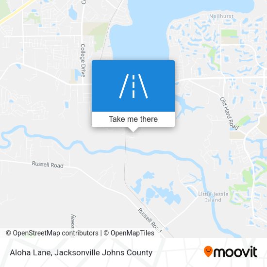 Aloha Lane map