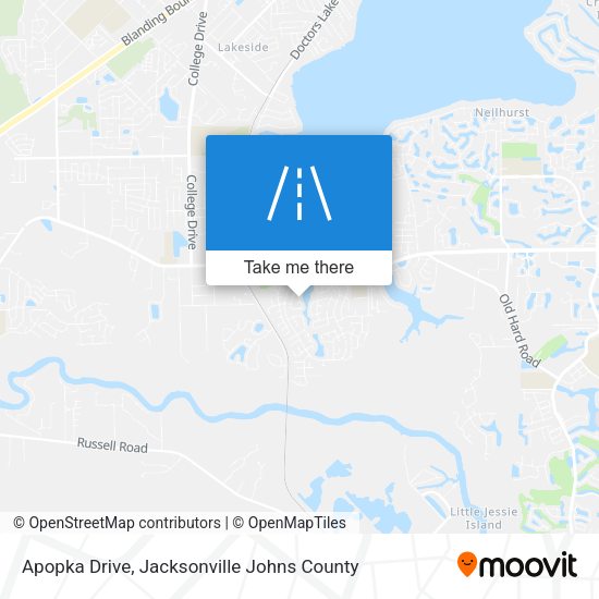 Apopka Drive map