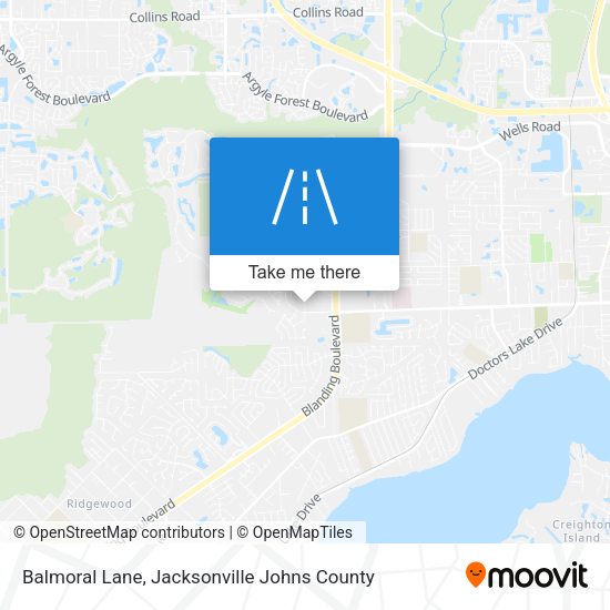 Mapa de Balmoral Lane