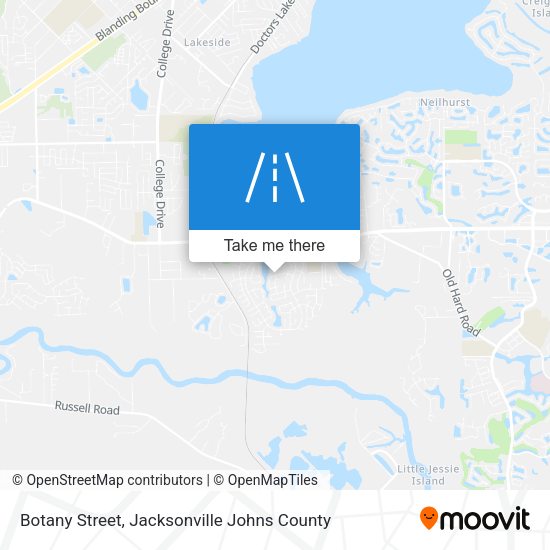 Botany Street map