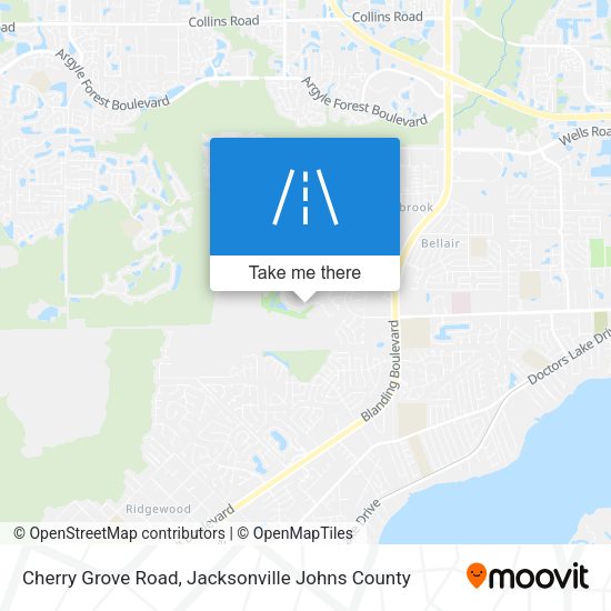 Cherry Grove Road map