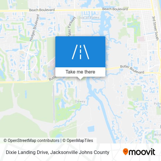 Mapa de Dixie Landing Drive