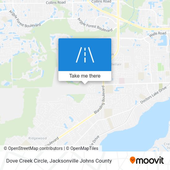 Mapa de Dove Creek Circle