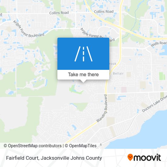 Mapa de Fairfield Court