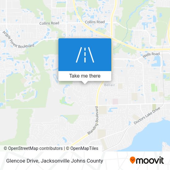Glencoe Drive map