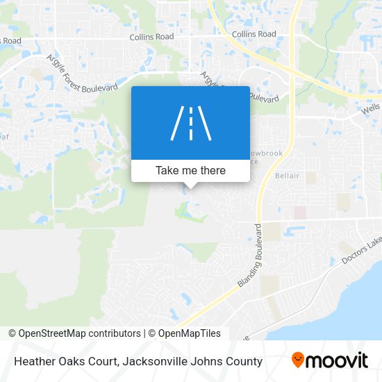Mapa de Heather Oaks Court