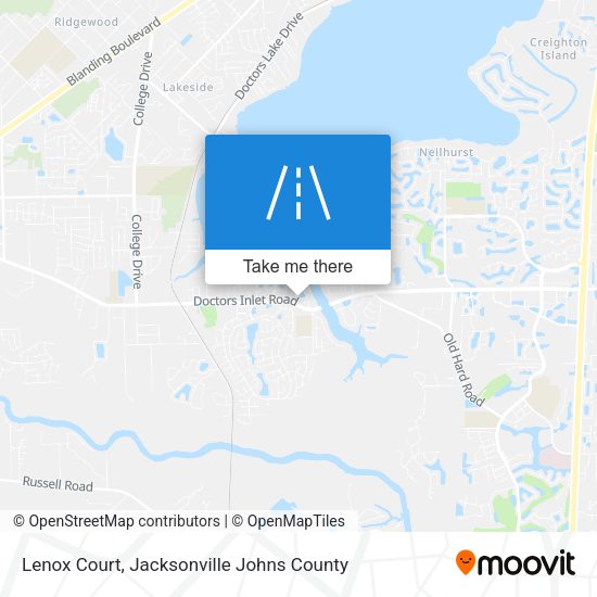 Lenox Court map