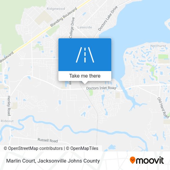 Marlin Court map