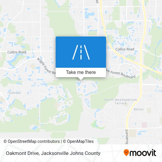 Oakmont Drive map