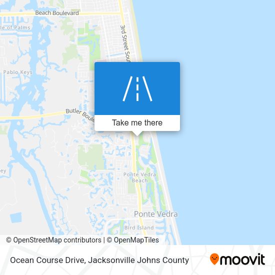 Ocean Course Drive map