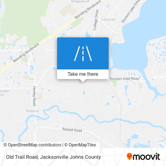 Old Trail Road map
