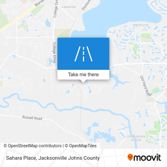 Mapa de Sahara Place