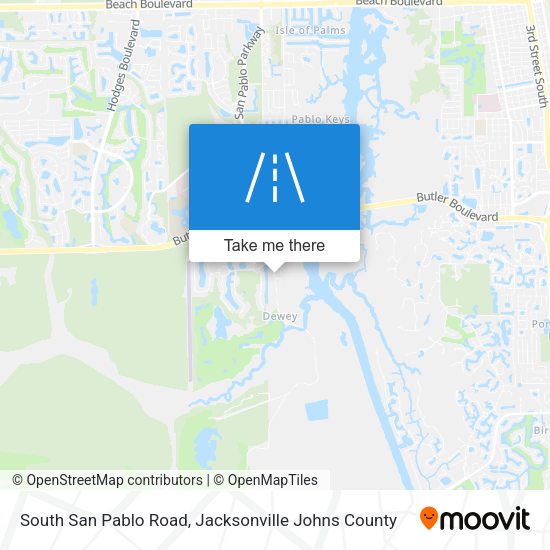 Mapa de South San Pablo Road