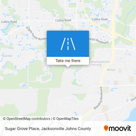 Sugar Grove Place map