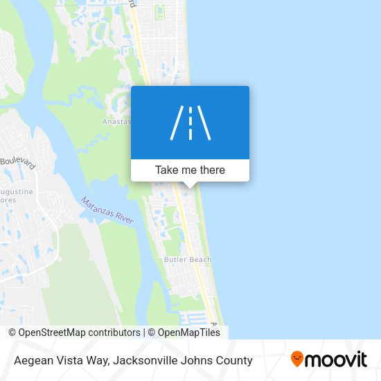 Aegean Vista Way map