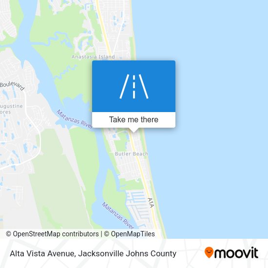 Alta Vista Avenue map