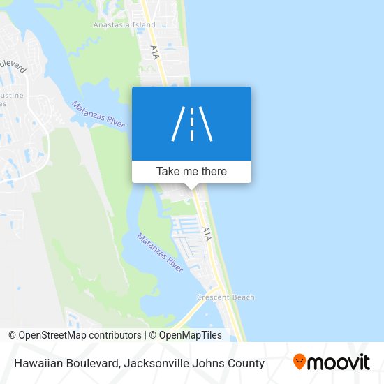 Hawaiian Boulevard map