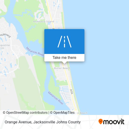 Orange Avenue map