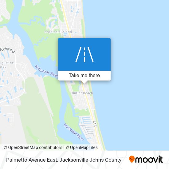 Mapa de Palmetto Avenue East