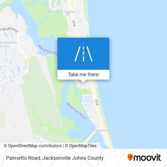 Palmetto Road map