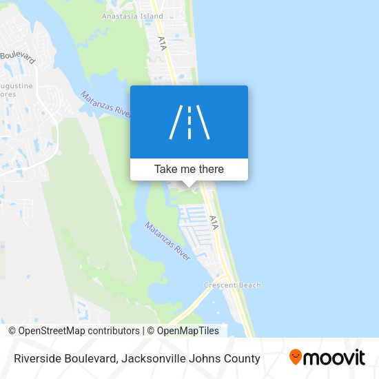 Mapa de Riverside Boulevard