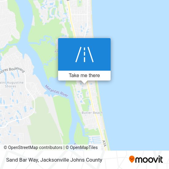 Mapa de Sand Bar Way