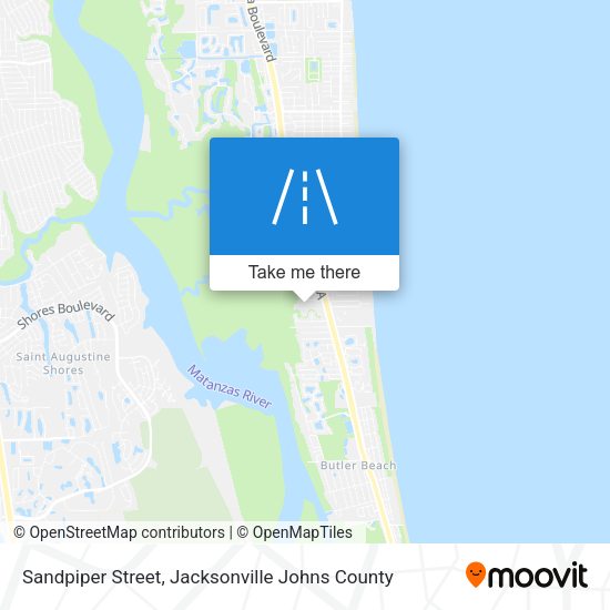 Sandpiper Street map