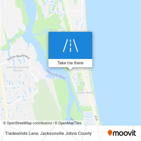 Tradewinds Lane map