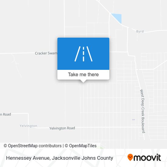 Mapa de Hennessey Avenue