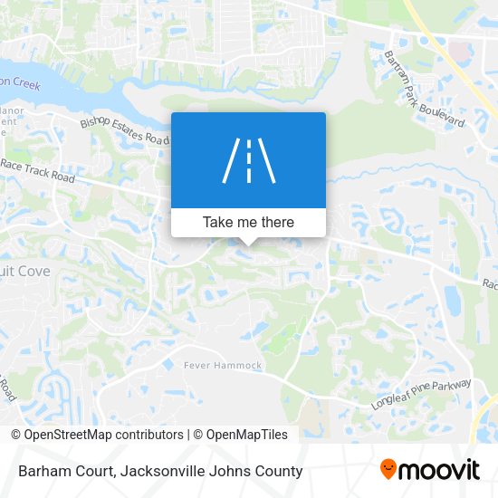 Barham Court map