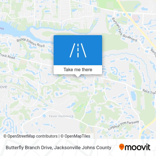 Mapa de Butterfly Branch Drive
